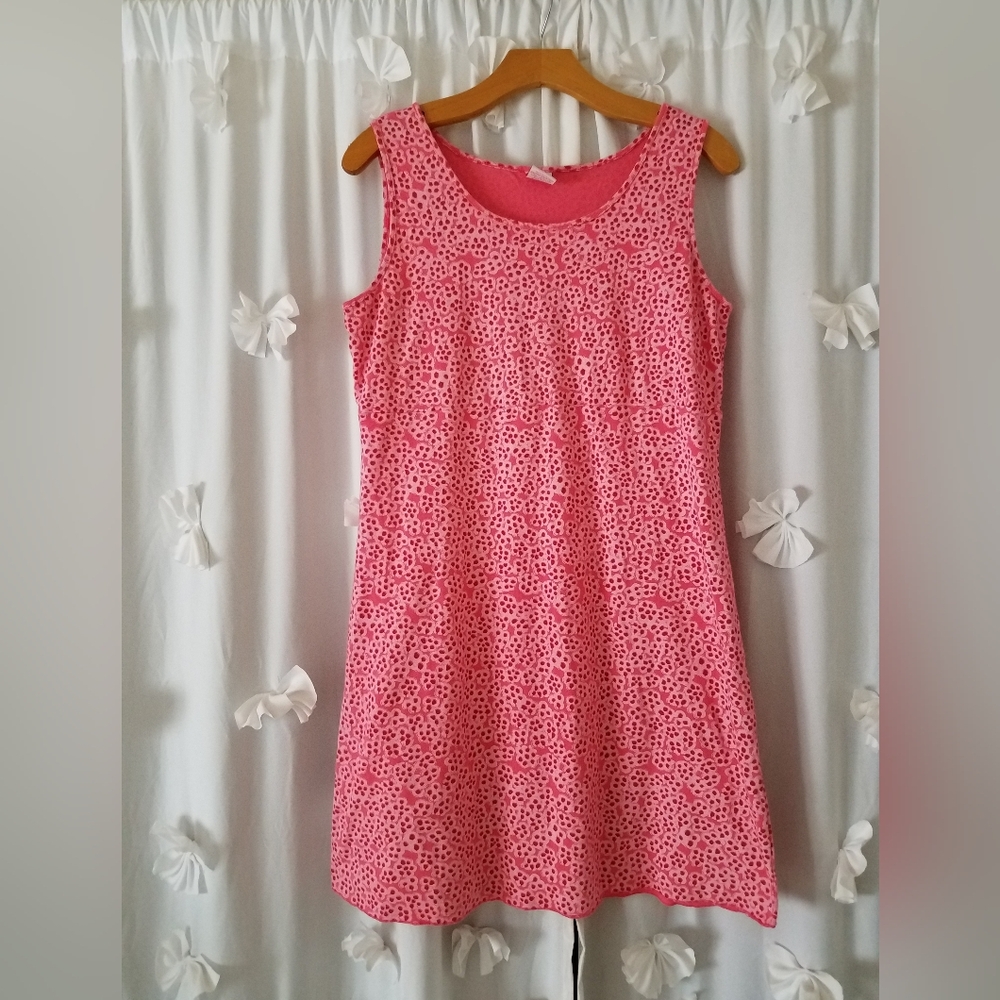 Barbie Pink 100% Cotton Summer Dress Size Medium